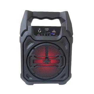 Greatnice GTS-1283 Taşınabilir RGB Ledli ve Karaoke Kablolu Mikrofonlu Bluetooth Hoparlör FM/SD/BT/USB/TF