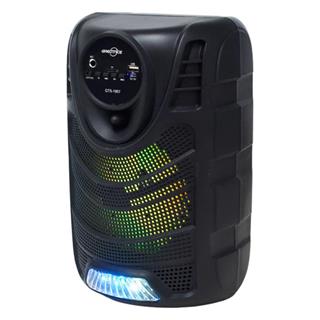 Greatnice GTS-1957 Taşınabilir RGB Ledli ve Karaoke Kablolu Mikrofonlu Bluetooth Hoparlör FM/SD/BT/USB/TF