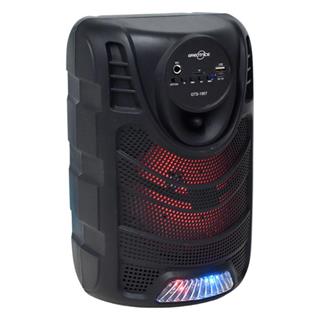 Greatnice GTS-1957 Taşınabilir RGB Ledli ve Karaoke Kablolu Mikrofonlu Bluetooth Hoparlör FM/SD/BT/USB/TF