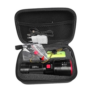 Powerdex PD-9000 LED Şarjlı Zoomlu El Feneri 2000 Lümen