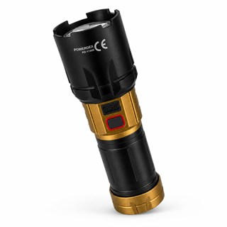 Powerdex PD-11500 Profesyonel Şarjlı Zoomlu El Feneri 4000 Lümen