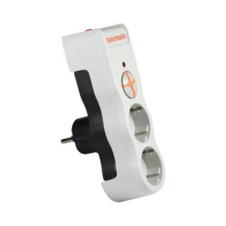 Tunçmatik TSK5080 Powersurge 2li 525 Joule Enerji Koruma Prizi Beyaz