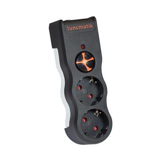 Tunçmatik TSK5081 Powersurge 2li 525 Joule Enerji Koruma Prizi Siyah