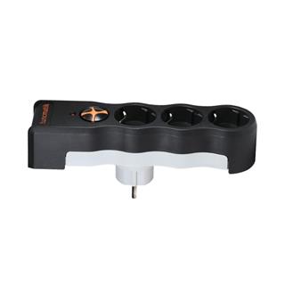 Tunçmatik TSK5082 Powersurge 3lü 525 Joule Enerji Koruma Prizi Siyah