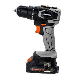 Max Extra MX1830 Brushless Çift Akü Kömürsüz Darbeli Matkap 20V 1.5Ah