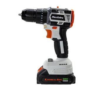 Max-Extra MX2020 20V 2.0Ah Çift Akülü Kömürsüz Motorlu Darbeli Matkap