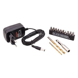 Black+Decker LD12SP-TR 12V 1.5Ah Li-ion Entegre Tek Akülü Vidalama Makinesi + Aksesuar Seti ve Plastik Taşıma Çantalı