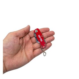 Vip-Tec VT875158 Katlanabilir Mini Trapez Maket Bıçağı 10 mm - 5 Yedek Bıçaklı