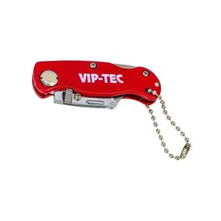 Vip-Tec VT875158 Katlanabilir Mini Trapez Maket Bıçağı 10 mm - 5 Yedek Bıçaklı