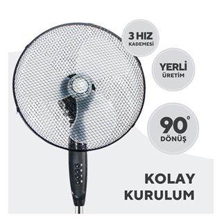 Kumtel KTF-315 45W Ayaklı Vantilatör 16