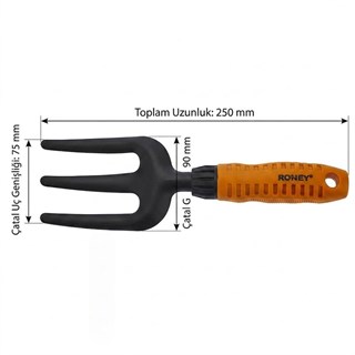 Roney Garden ROG961323 Küçük Bahçe Çatalı 96-1323