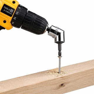 Dmax DMX-4768 Vidalama Köşe Adaptörü Manyetik 1/4 Hex Girişli 60 mm