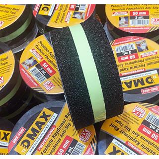 Dmax DMX-4628 Fosforlu Kaydırmaz Bant 50 mm x 3 metre