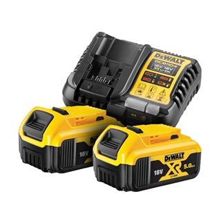 Dewalt DCD100YP2T 18V 5.0Ah Çift Akülü Kömürsüz (Brushless) Darbeli Matkap ve Vidalama