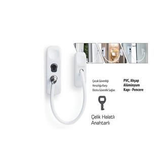 SGS Çelik Halatlı ve Anahtarlı Emniyet Kilidi SGS1378