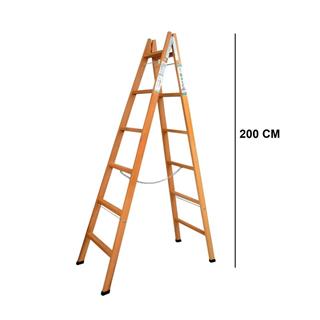 Buse A Tipi Ahşap Merdiven 6 Basamaklı 200 cm AG-106