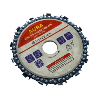 Aura Zincirli Ahşap Testere Diski 115x22 mm