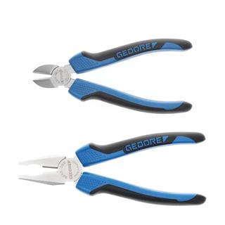 Gedore İsveç Modeli Yan Keski ve Avrupa (Euro) Modeli Kombine Pense Seti 2 Parça