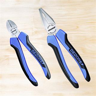 Gedore İsveç Modeli Yan Keski ve Avrupa (Euro) Modeli Kombine Pense Seti 2 Parça