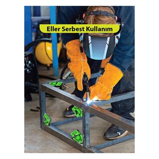 Magnethink Aç Kapa Çok Açılı Manyetik Kaynak Gönyesi - Turuncu