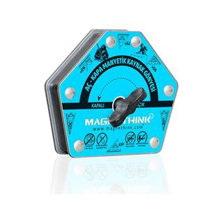 Magnethink Aç Kapa Çok Açılı Manyetik Kaynak Gönyesi - Mavi