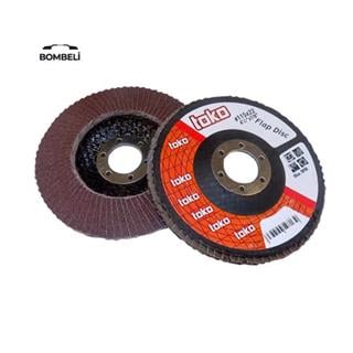 Toko 115x22 AO Flap Disk Zımpara 80 Kum