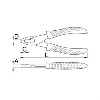 Unior Elektronikçi Tip Kombine Pense 120 mm - 620069