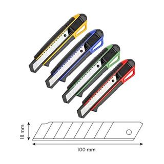 Vip-Tec VT875101 Plastik Gövdeli Geniş Maket Bıçağı 18 mm