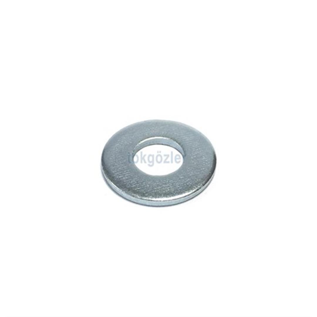 1/4 Whitworth Düz Pul Beyaz 2 mm