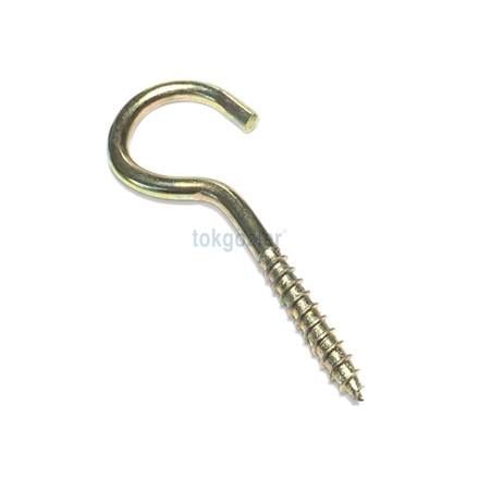 18x60 mm Açık Piton Kancalı (Çengelli) Vida