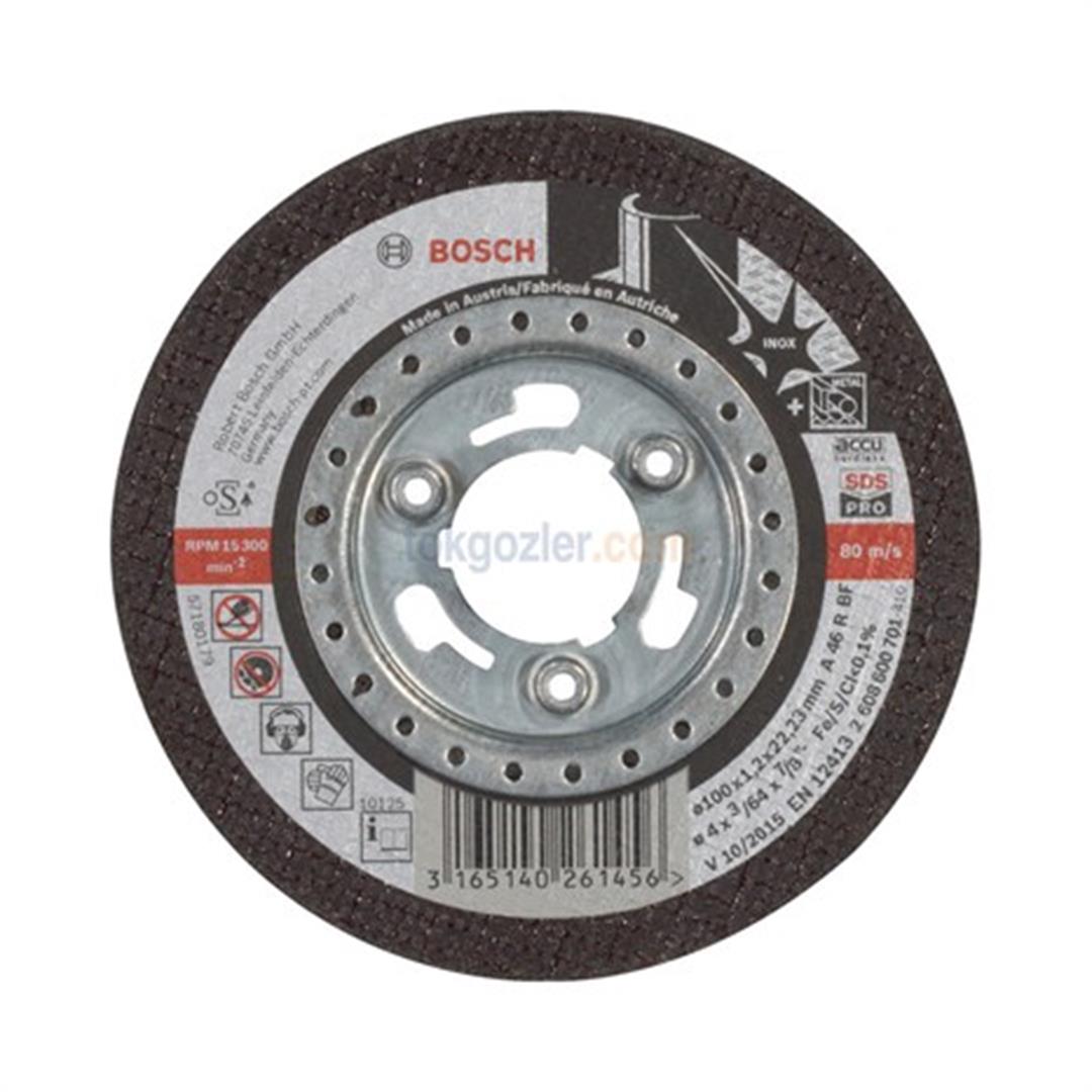 Bosch 100x1.2 mm GWS 14.4 Inox Düz Disk