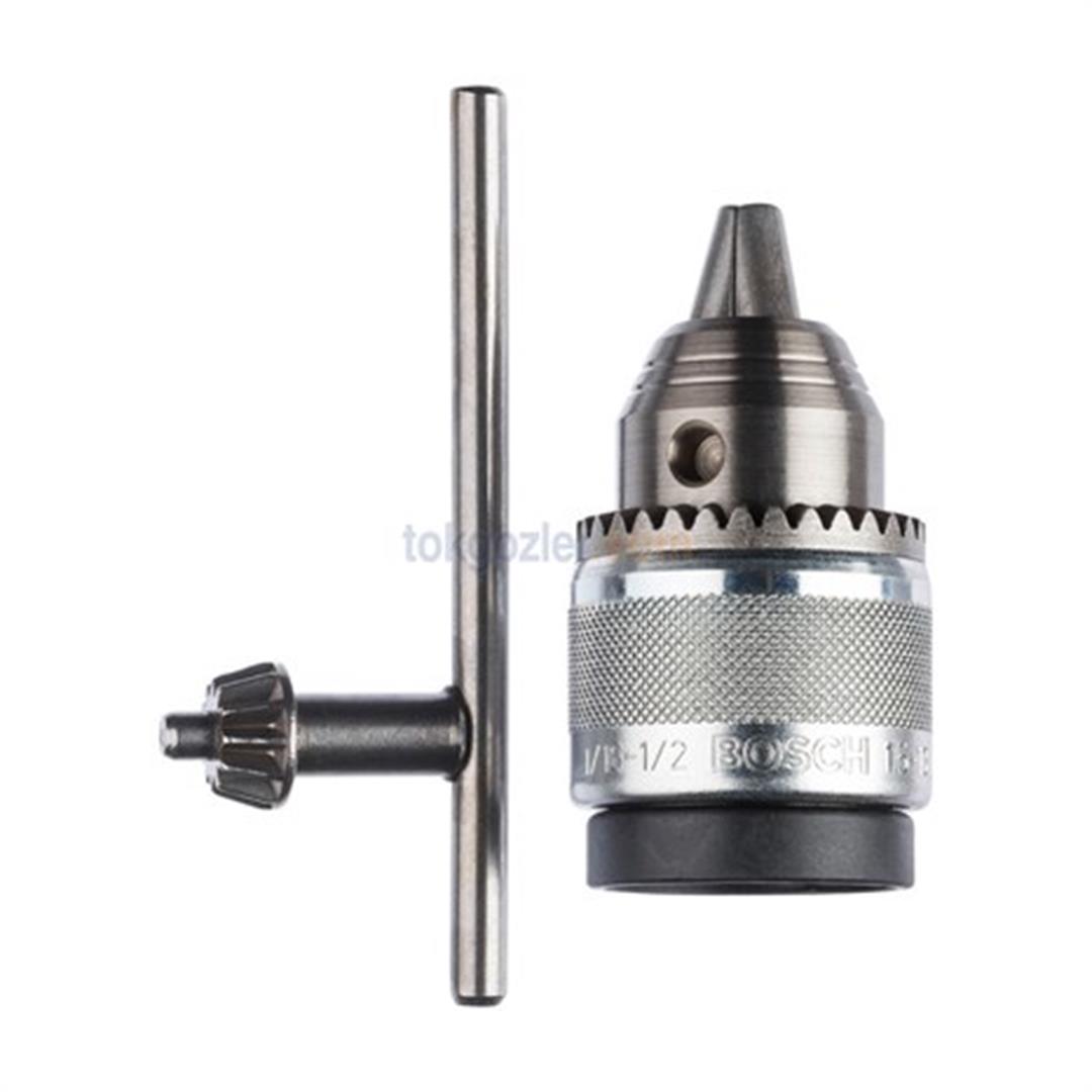 Bosch 1/2''-20 - 1.5-13 mm Anahtarlı Mandren Kromlanmış