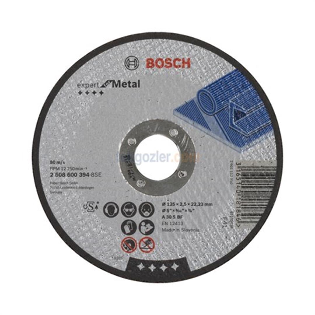 Bosch 125x2.5 mm Expert for Metal Düz Kesme Diski