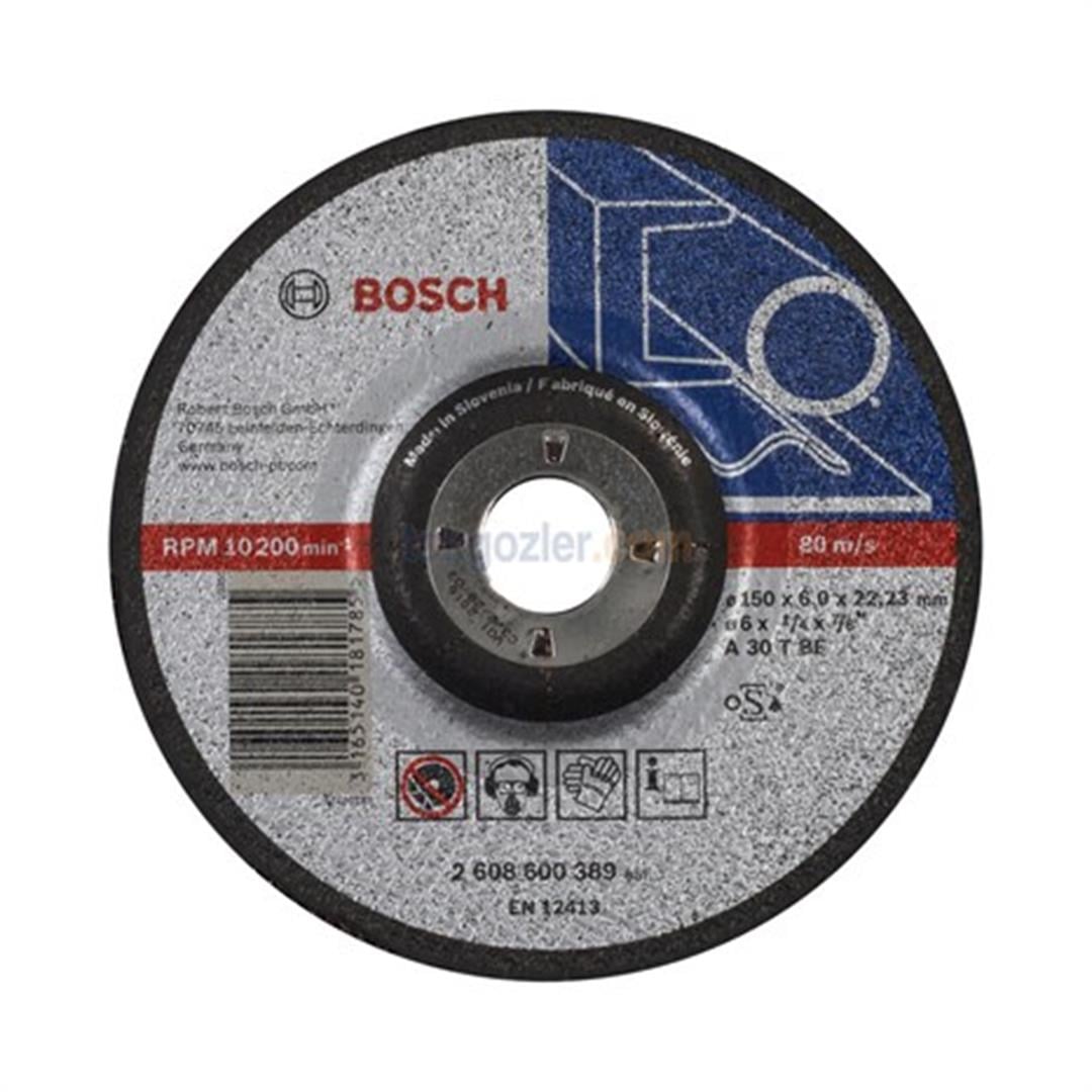 Bosch 150x6.0 mm Expert for Metal Bombeli Taşlama Diski