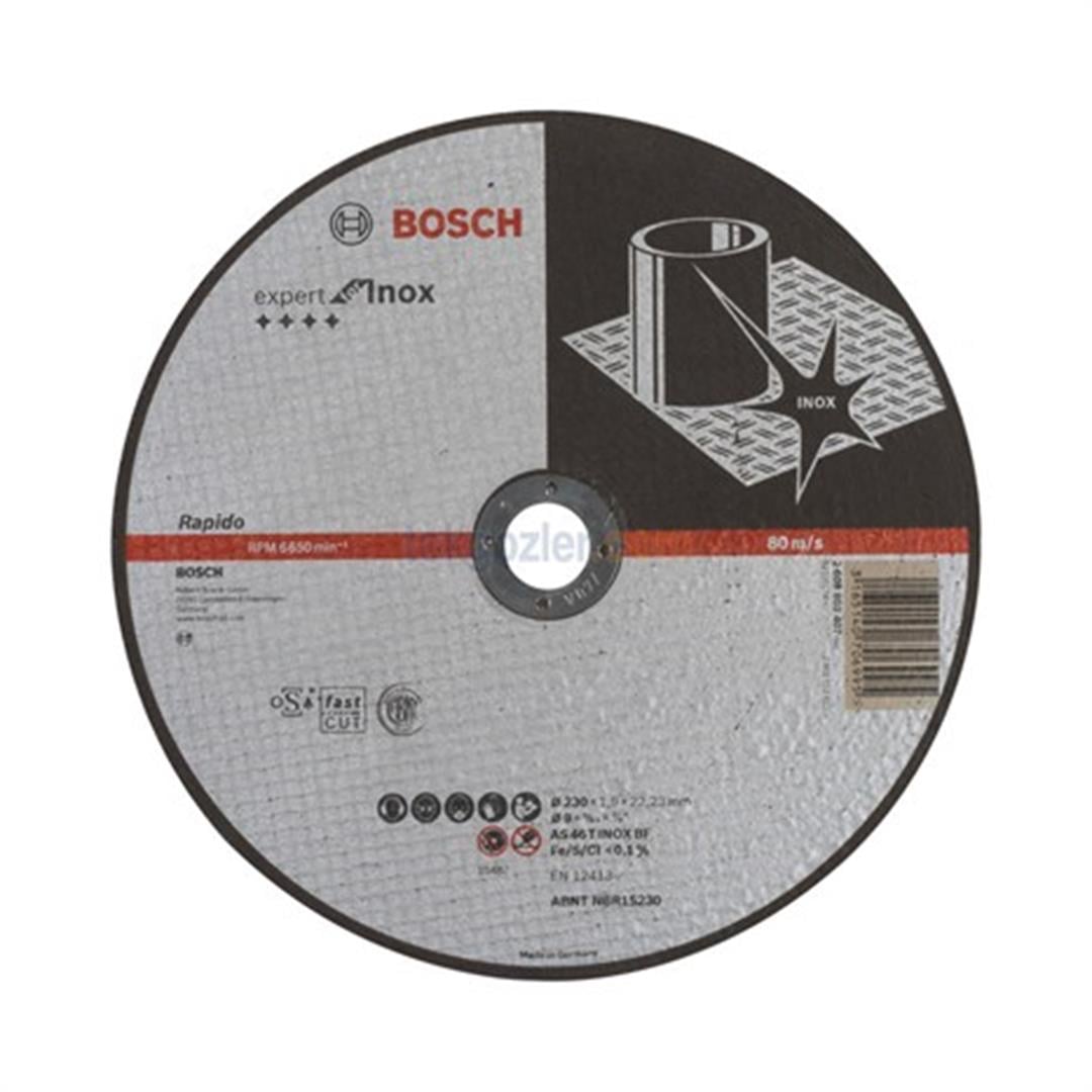 Bosch 230x1.9 mm Expert for Inox Rapido Düz Kesme Diski
