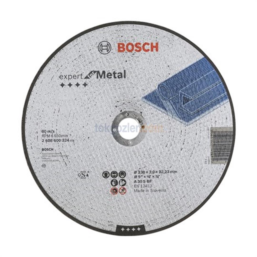Bosch 230x3.0 mm Expert for Metal Düz Kesme Diski