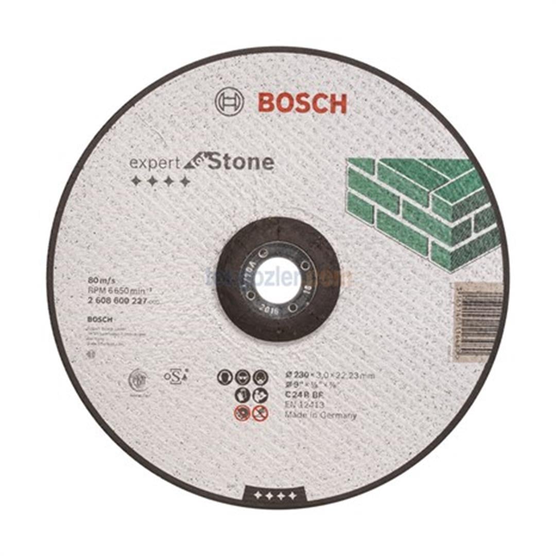 Bosch 230x3.0 mm Expert for Stone - Taş İçin Bombeli Kesme Diski