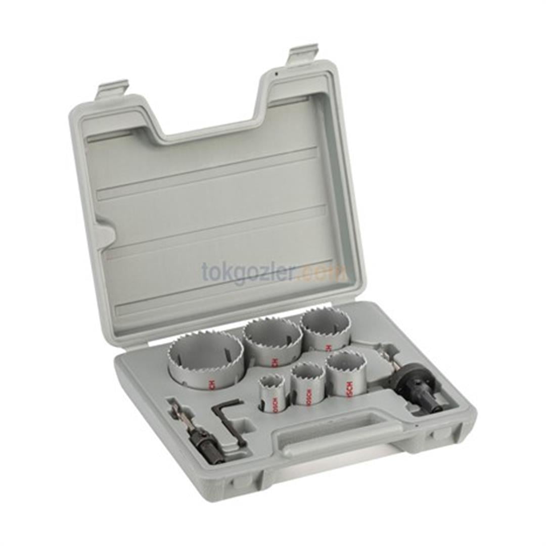 Bosch 9 Parçalı Bimetal Panç - Delik Açma Testeresi Seti 22-64 mm
