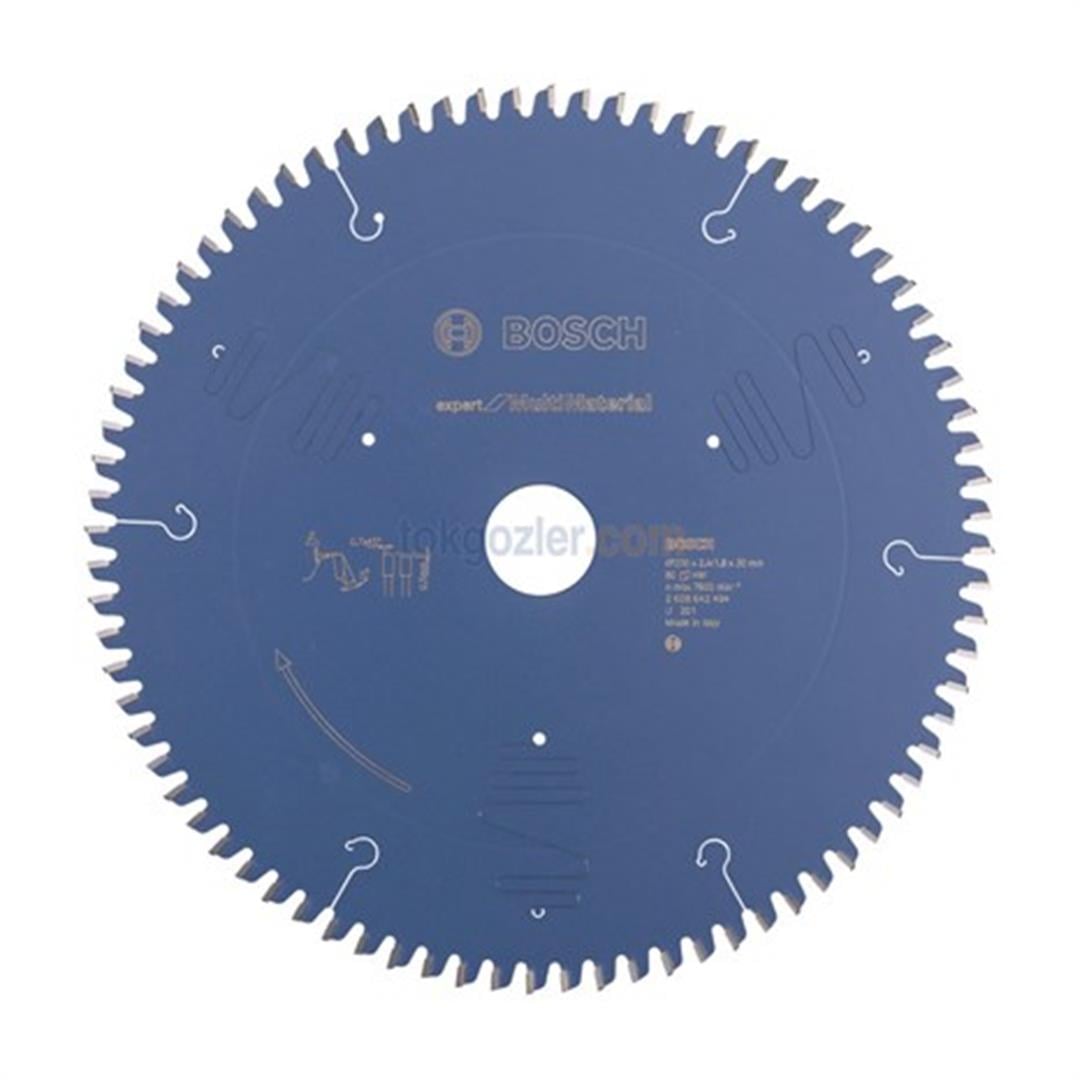 Bosch Expert for MultiMaterial 250x30 mm 80 Diş Daire Testere Bıçağı