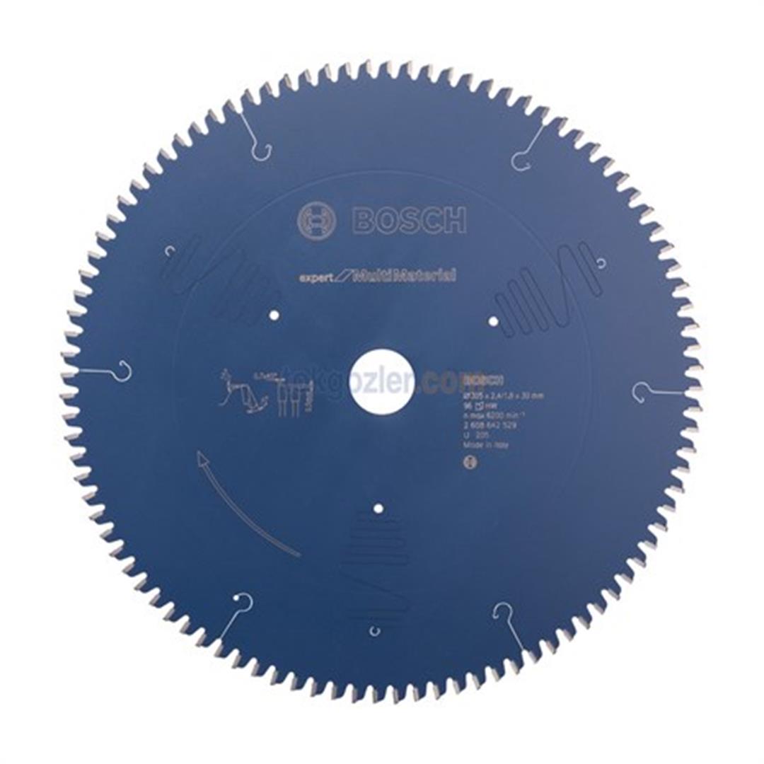 Bosch Expert for MultiMaterial 305x30 mm 96 Diş Daire Testere Bıçağı
