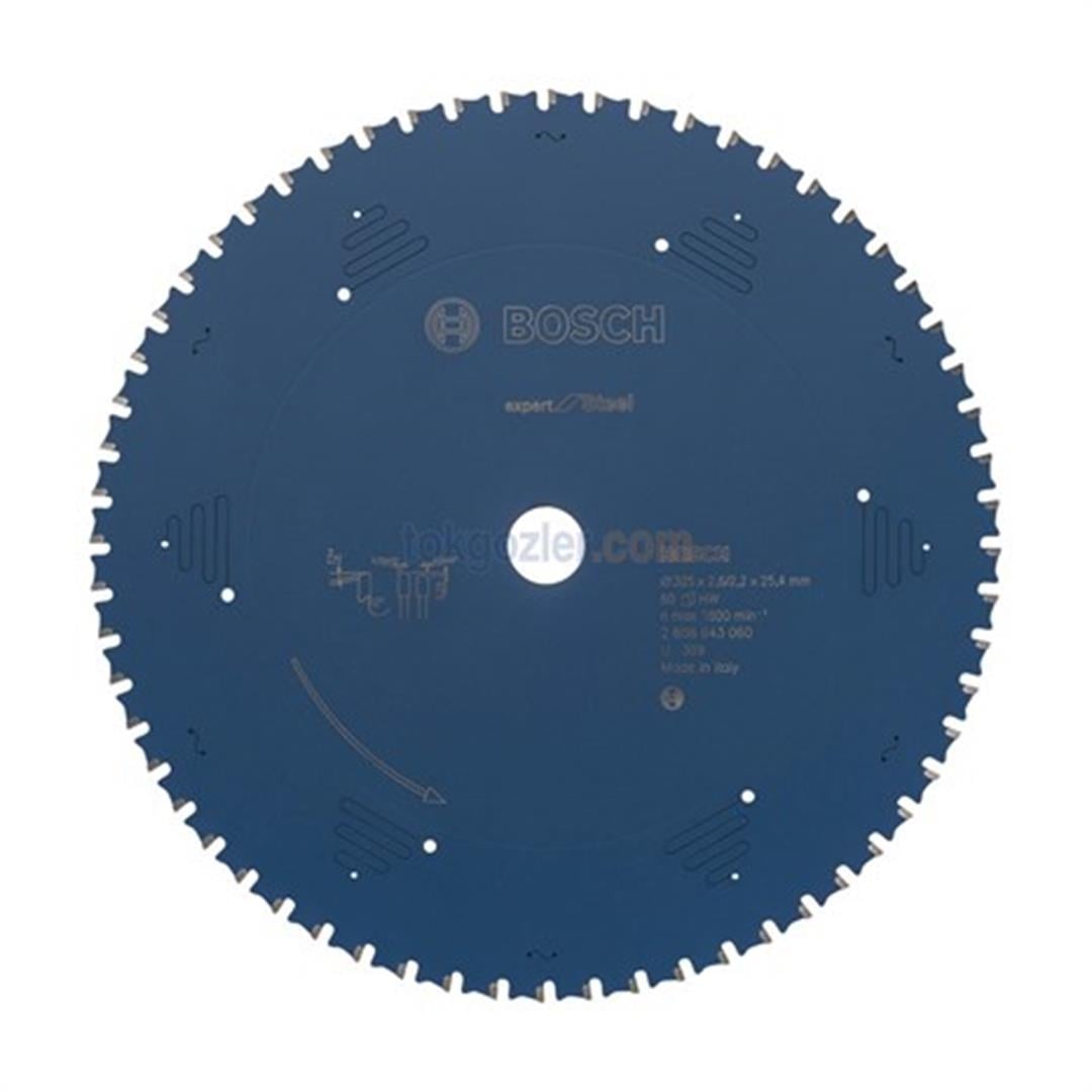 Bosch Expert for Steel 305x25.40 mm 60 Diş Çelik Daire Testere Bıçağı