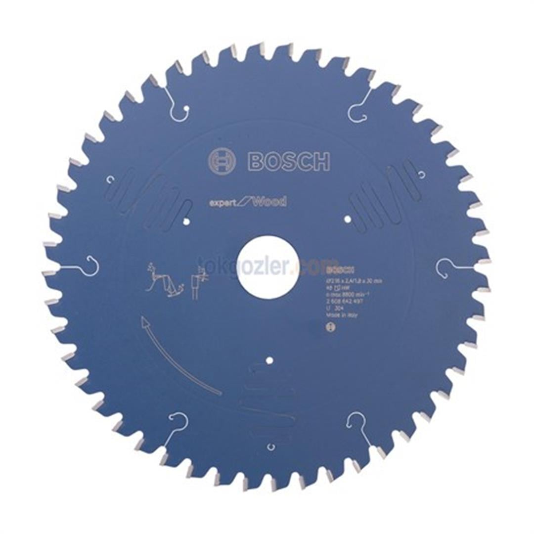 Bosch Expert for Wood 216x30 mm 48 Diş Ahşap İçin Daire Testere Bıçağı