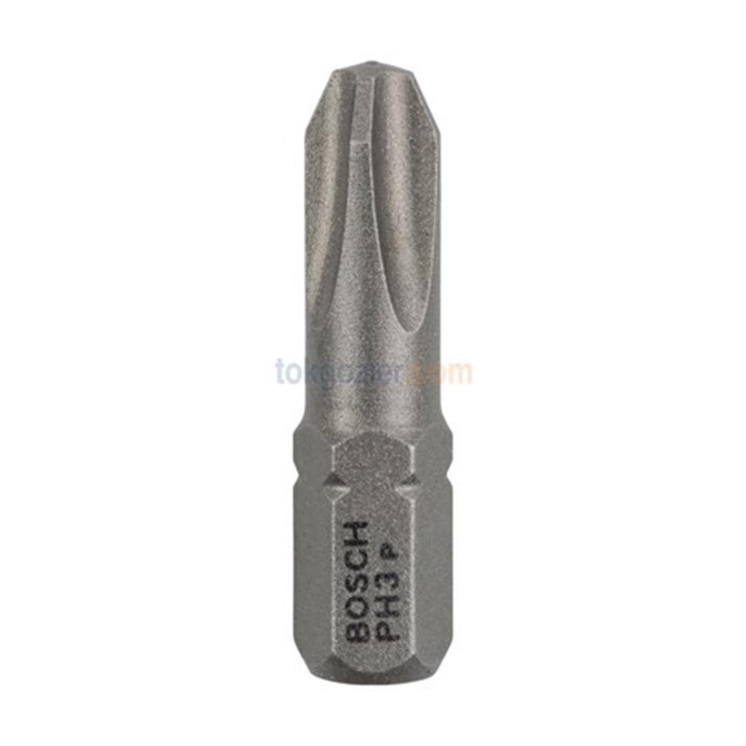 Bosch ExtraHard Ekstra Sert Vidalama Ucu PH3x25 mm 25'li Paket