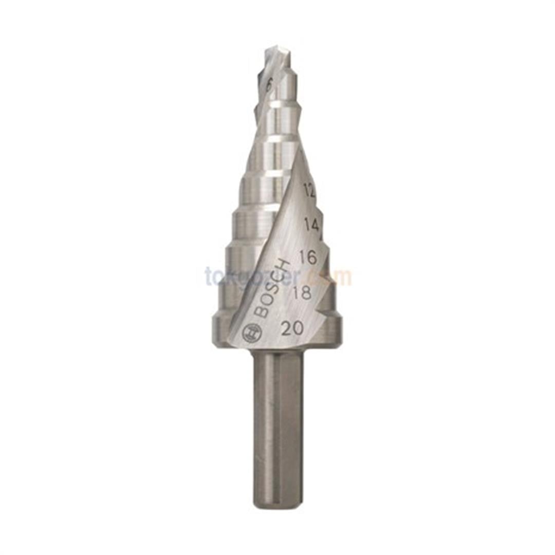 Bosch HSS 9 Kademeli Metal Matkap Ucu 4-20 mm