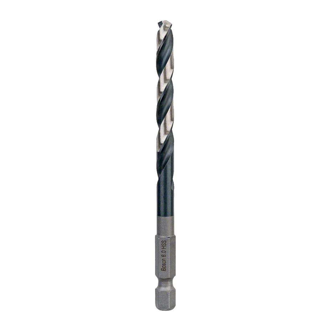 Bosch Impact Control HSS Altıgen Şaftlı Spiral Metal Matkap Ucu 6.0x98 mm