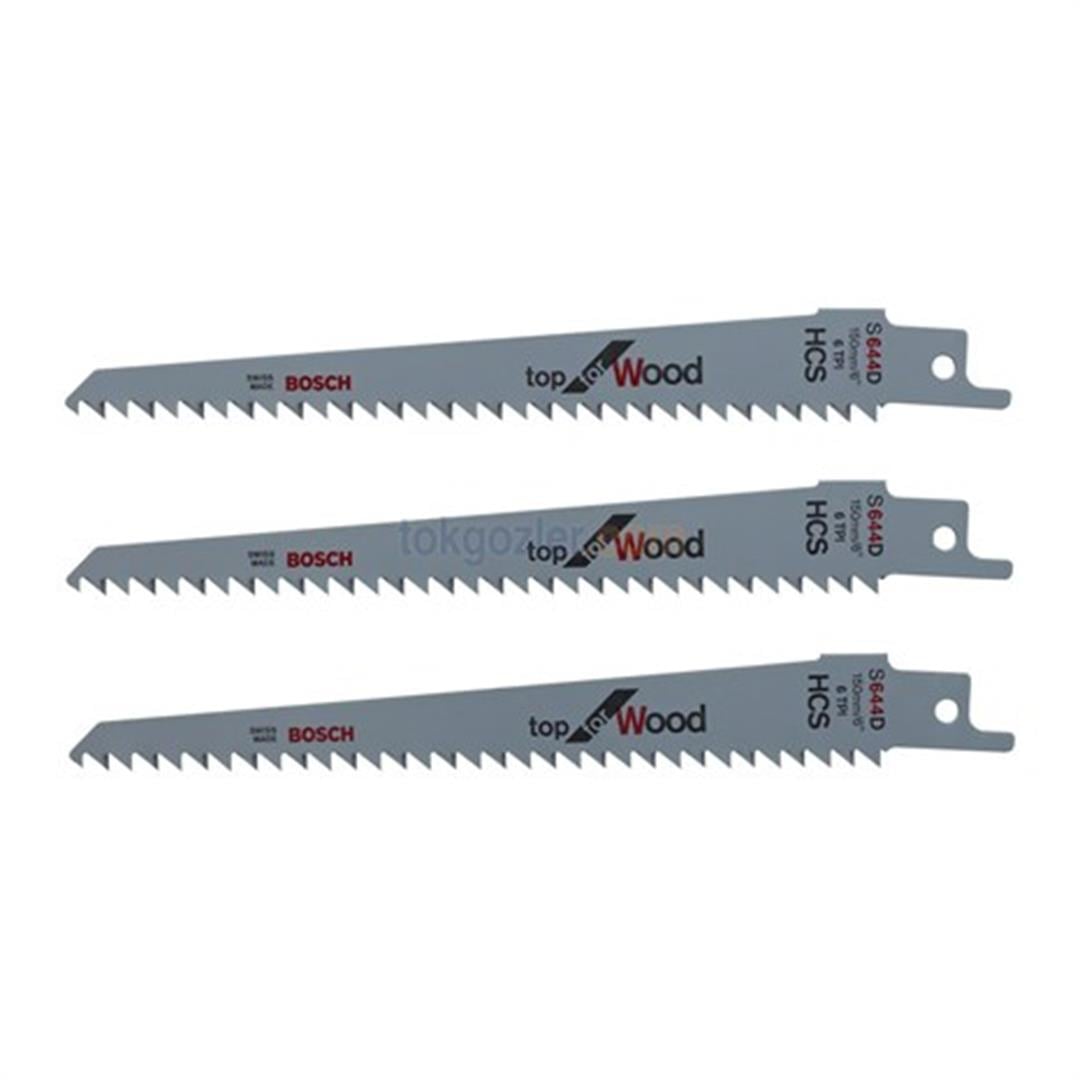 Bosch KEO 3'lü Ahşap Bıçak Seti