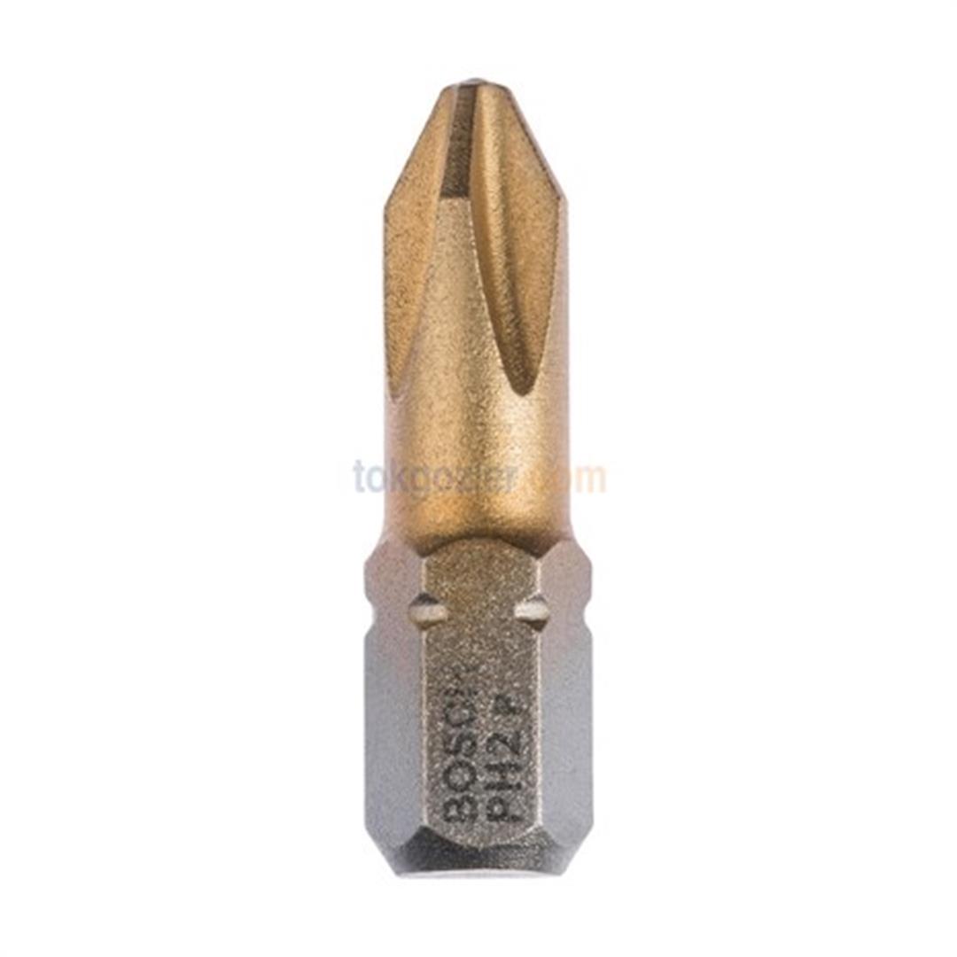 Bosch MaxGrip Vidalama Ucu PH2x25 mm 10'lu Paket