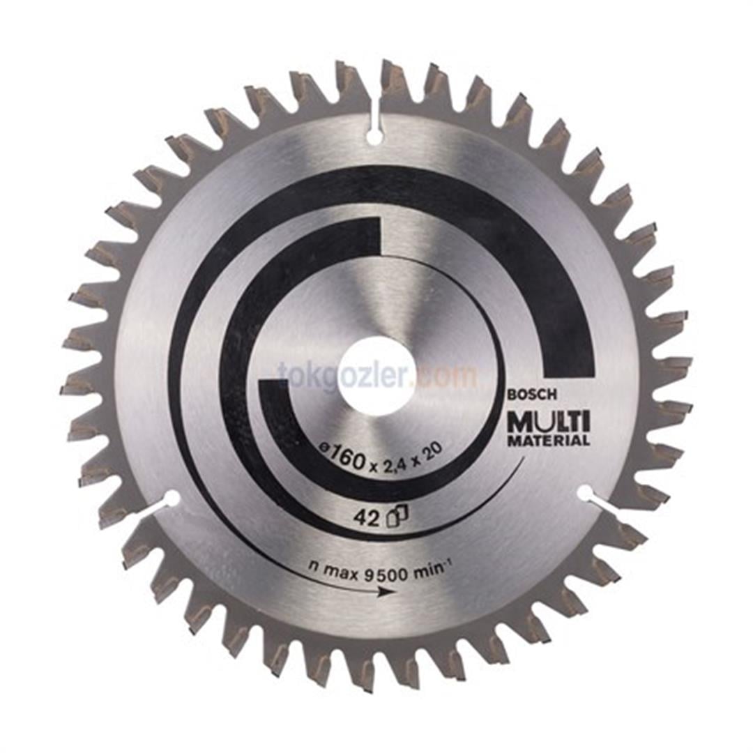 Bosch MultiMaterial 160x20/16 mm 42 Diş Daire Testere Bıçağı