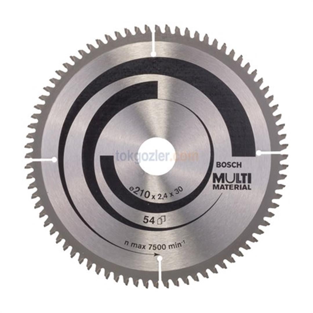 Bosch MultiMaterial 210x30 mm 80 Diş Daire Testere Bıçağı