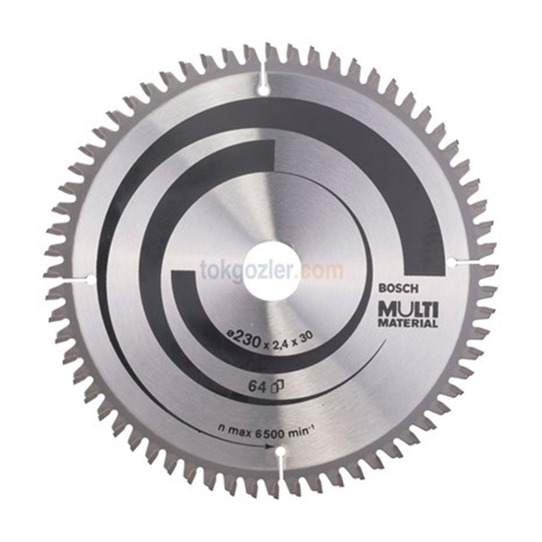 Bosch MultiMaterial 230x30 mm 64 Diş Daire Testere Bıçağı